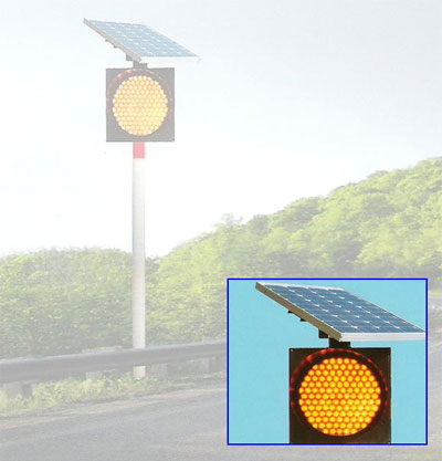 ĐÈN CHỚP VÀNG NĂNG LƯỢNG MẶT TRỜI 10W, 20W - 1 BÓNG